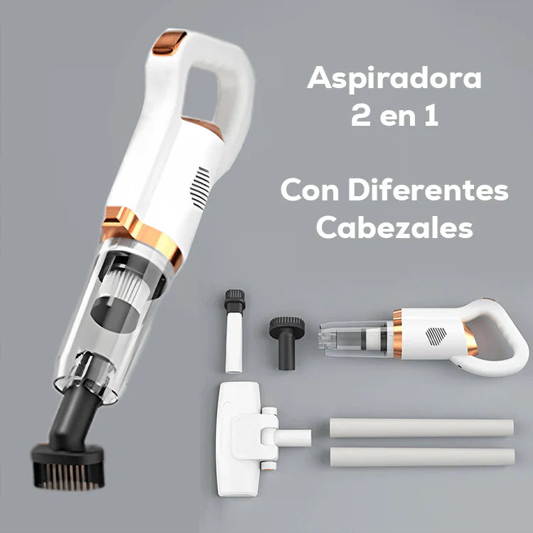 TurboClean - ¡Limpieza Turbo! Aspiradora Inalámbrica 4 en 1. Tu Aliada de Cada Día