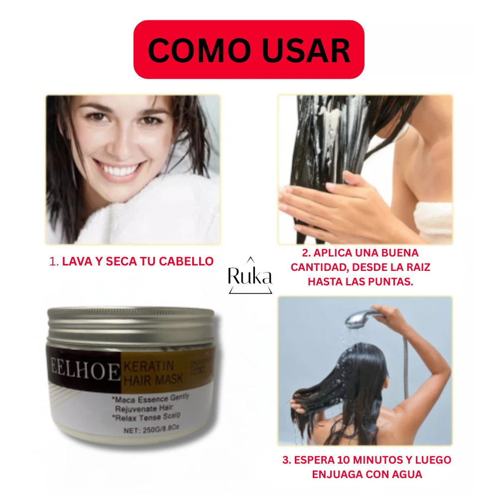 Keratina Luxe: ¡Resalta tu cabello en minutos!