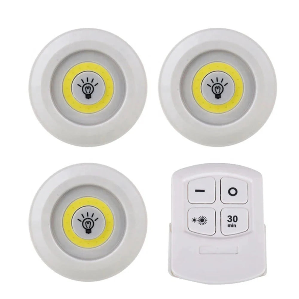 Set 3 Luces LED + Control Remoto