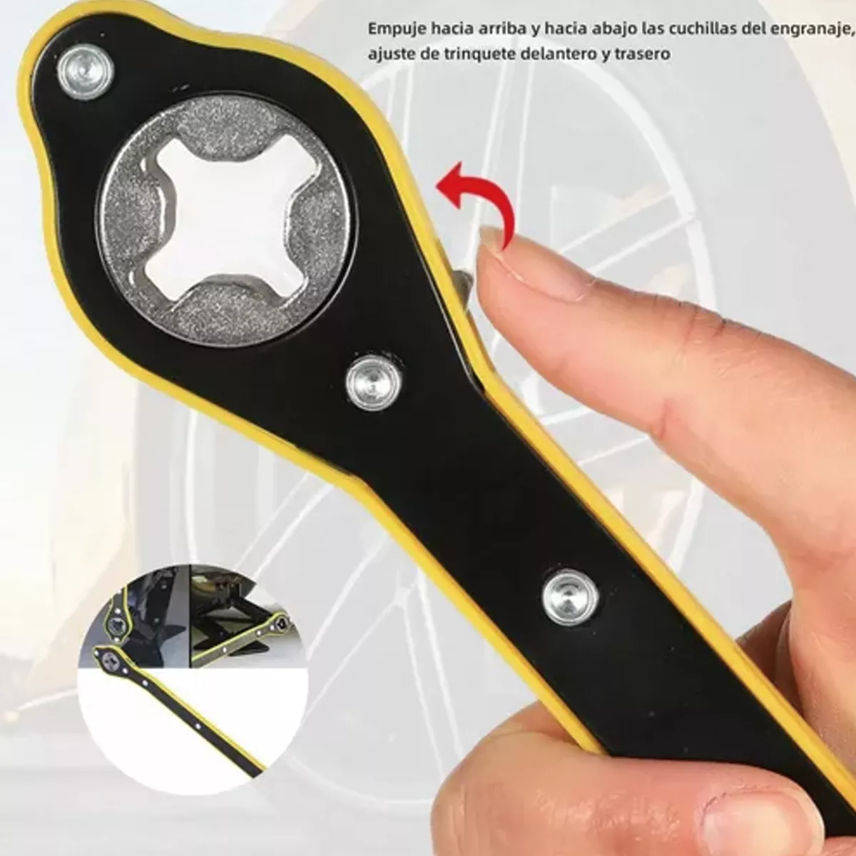 TrinqueMaster™ - Llave Para Gata de Auto Ultra Flexible.