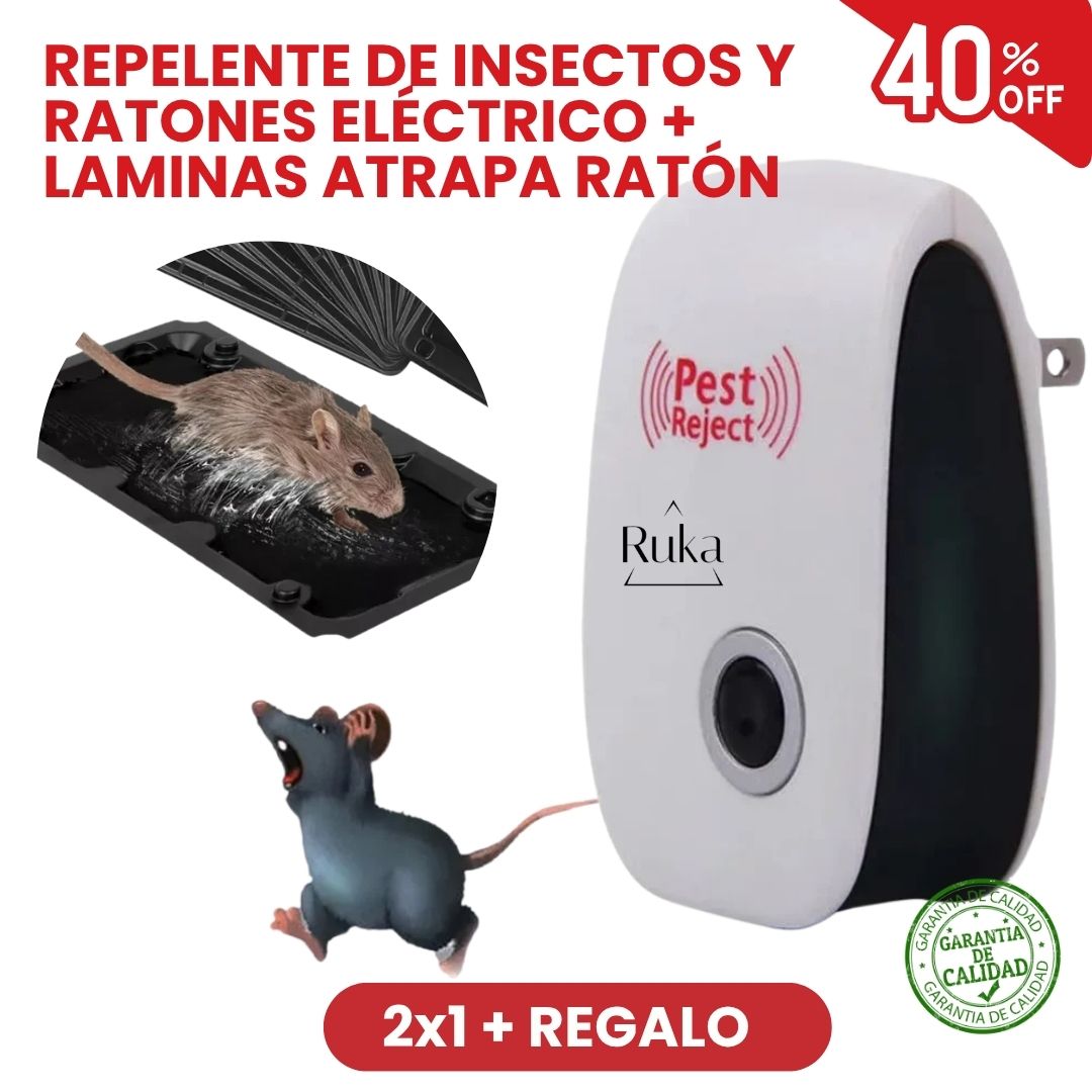 ¡Dile adiós a los ratones y bichos sin usar veneno ni trampas peligrosas!