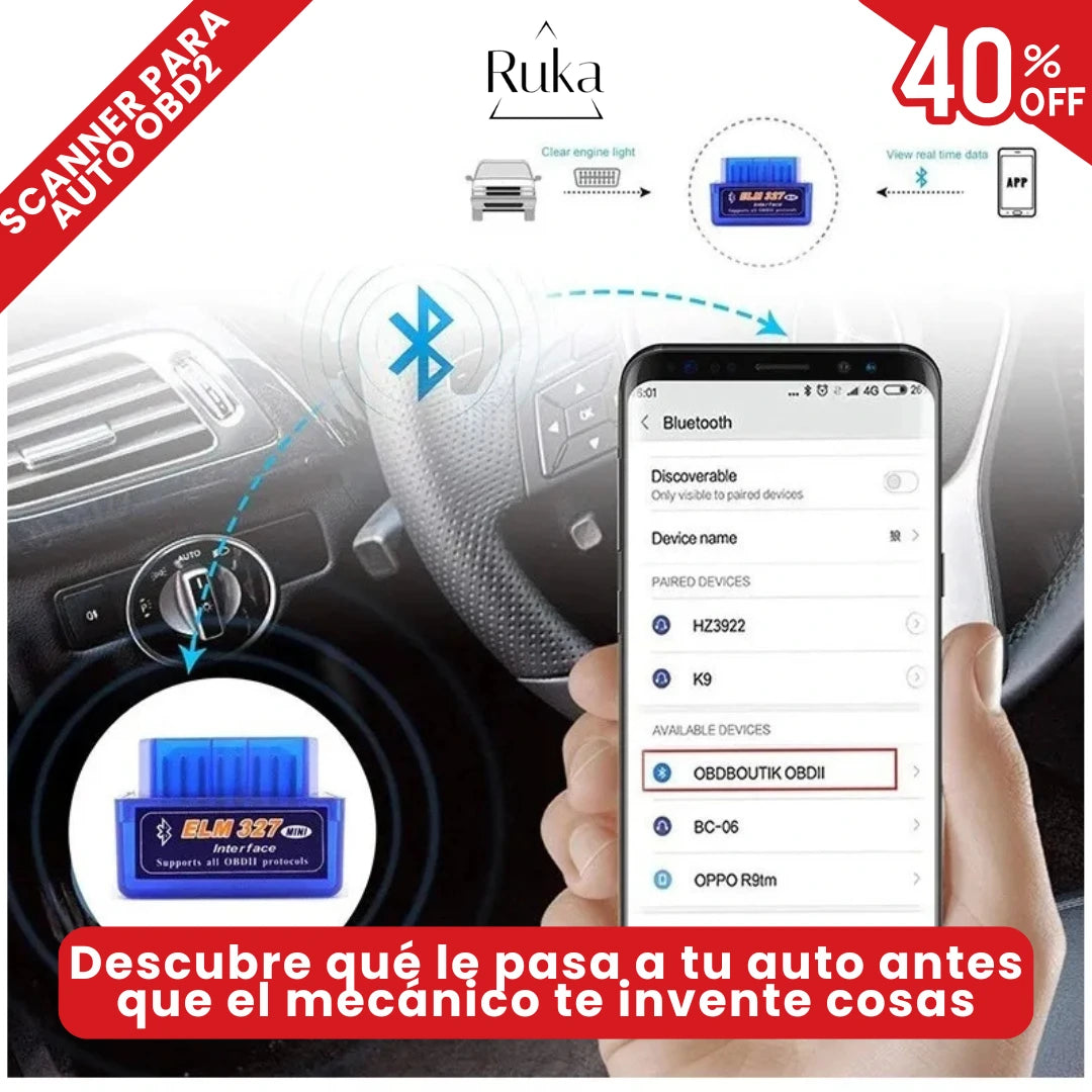 AutoScan™ — Descubre qué le pasa a tu auto desde el celular.