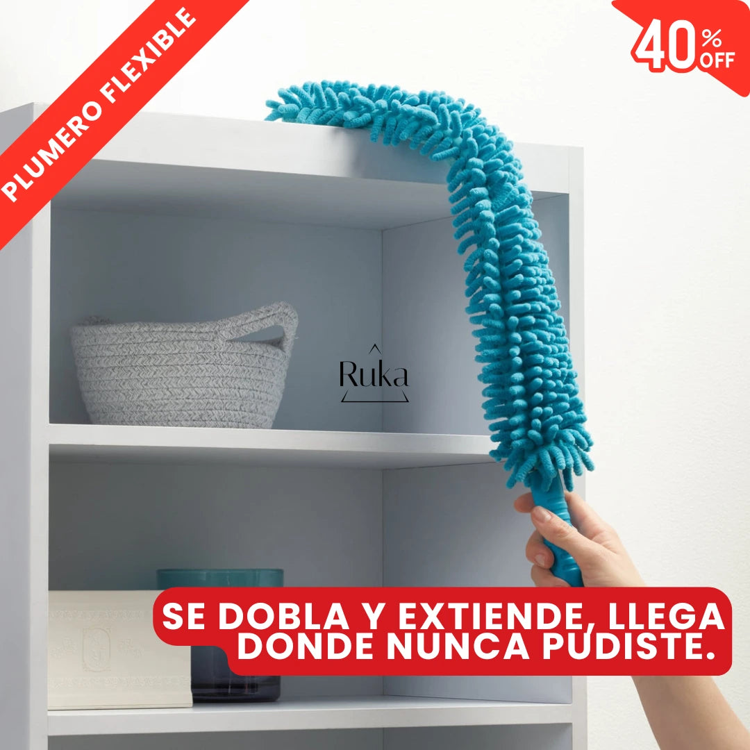 El Plumero Que se Dobla: Llega a todos lados con AtrapaPolvo Pro™ (2x1)