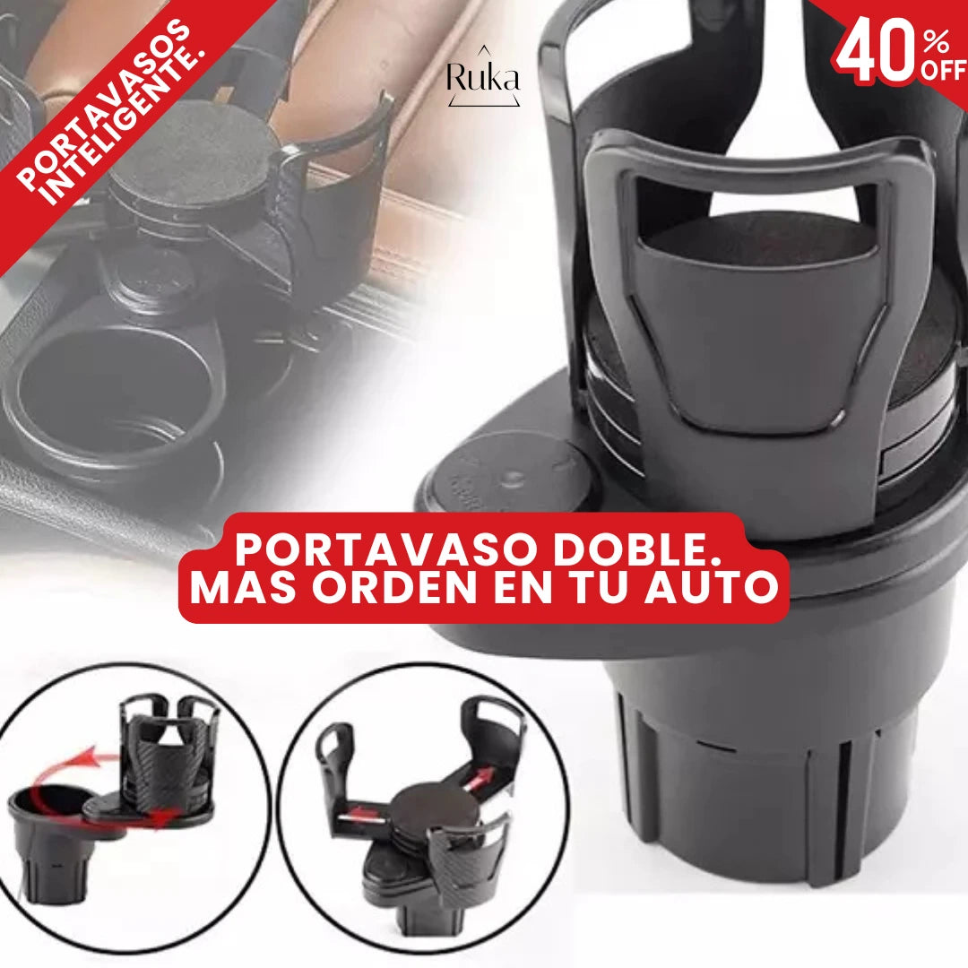 PortaMax® – Portavasos Car Cup Holder | Organiza y Protege tu Auto
