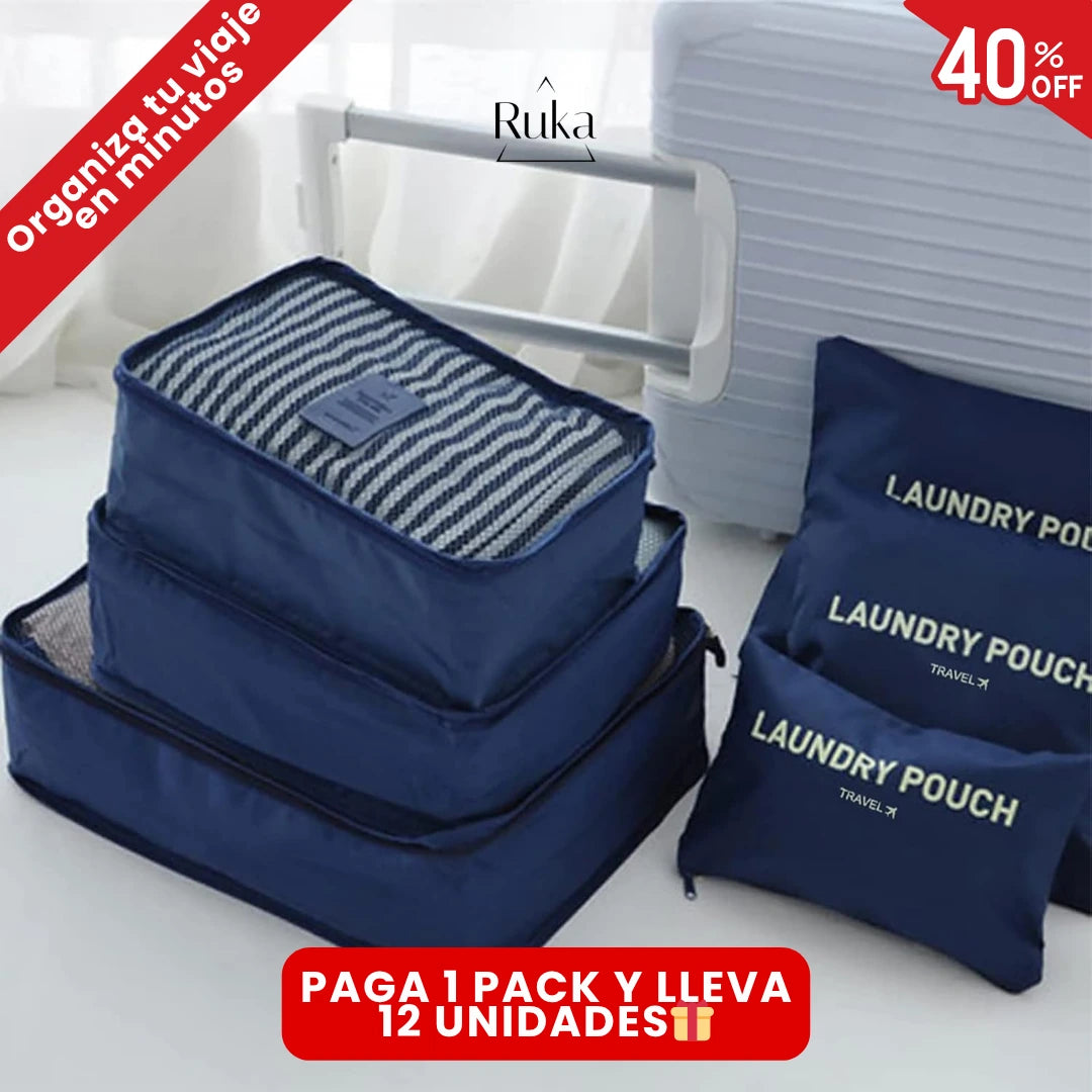ViajaListo® - Tu maleta, siempre ordenada y lista (12 UNIDADES)