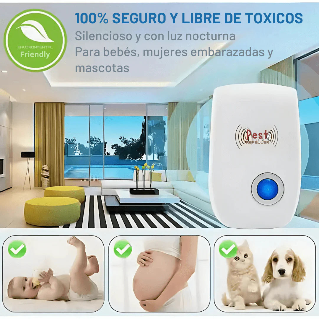 ¡Dile adiós a los ratones y bichos sin usar veneno ni trampas peligrosas!