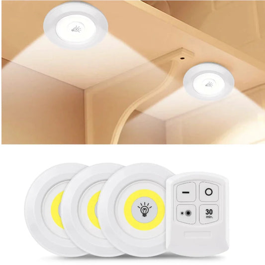 Set 3 Luces LED + Control Remoto