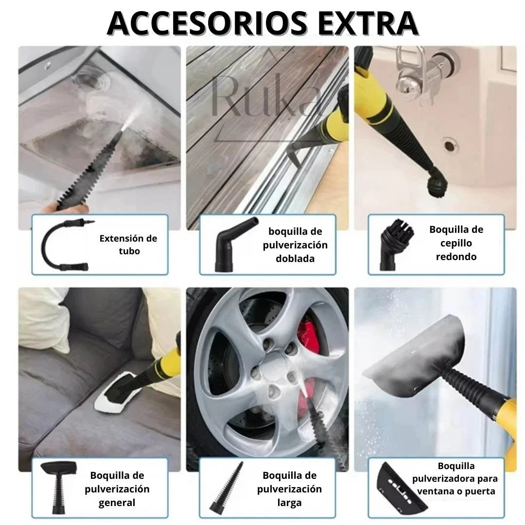 EcoVap: Limpiador y Sanitizador a Vapor Multifuncional.