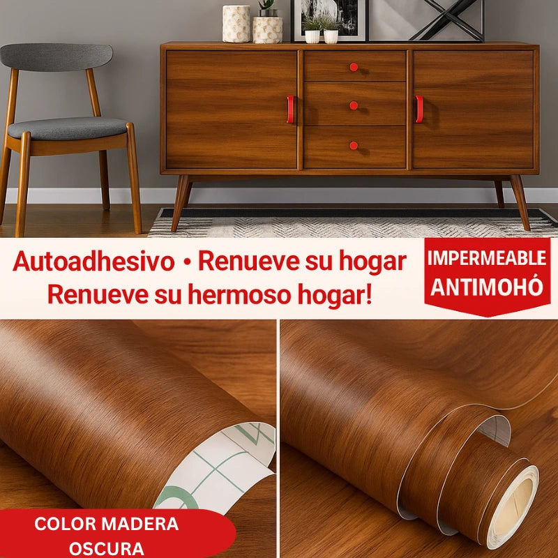DuraWood™ - Renueva tus muebles y paredes con estilo rústico, fácil y económico. (10 mts) (2x1)