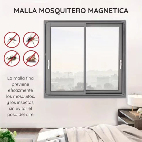 Mosquitero Magnetica - 150x180cm (ajustable) (2x1)