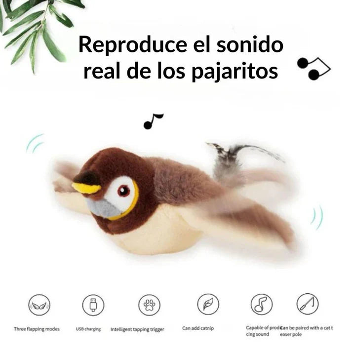 Pajarito Mágico® – Diversión sin fin para tu gato 🐾