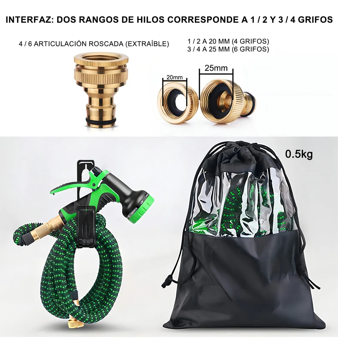 HydroPro™ – La manguera que dura años, no una sola temporada.