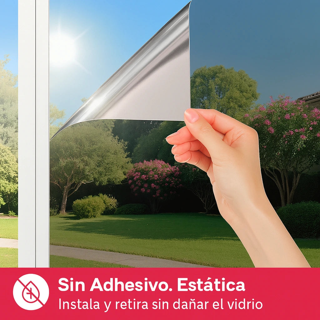 UV PROTECTOR™ - Espejo por fuera. Frescura por dentro. Sin gastar más luz. (3 rollos)