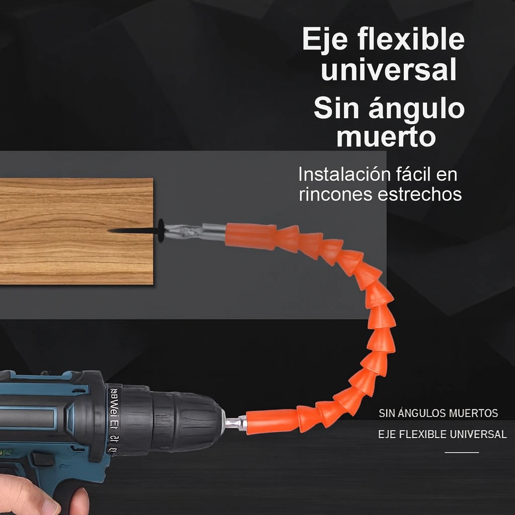 Eje Mágico™ - Entra donde tu taladro no puede.