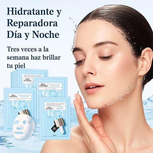 Tu momento de belleza empieza con esta mascarilla hidratante y rejuvenecedora. (10 Unidades)