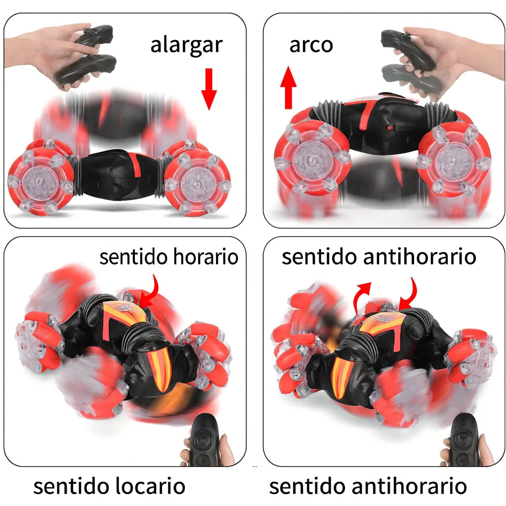 Rayo360™ - Auto ElectricoAcrobático 4x4 Con Control