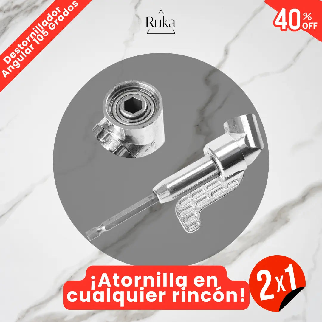 Adaptador de Taladro - La Solucion Para Espacios Reducidos (2x1)