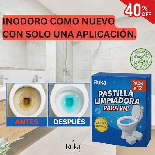 ¡Inodoro como nuevo y desinfectado con solo un uso! (Caja de 12 Unidades)