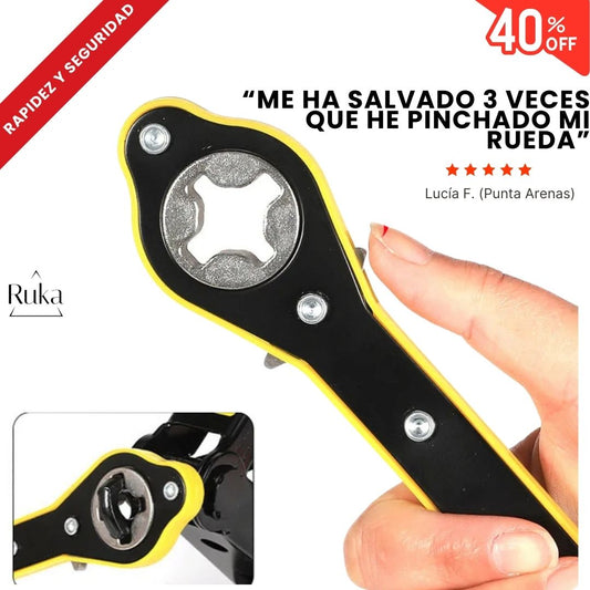 TrinqueMaster™ - Llave Para Gata de Auto Ultra Flexible.