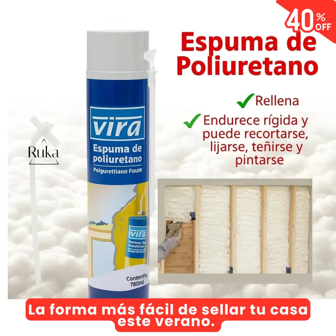 Espuma Expansiva de Poliuretano en Spray