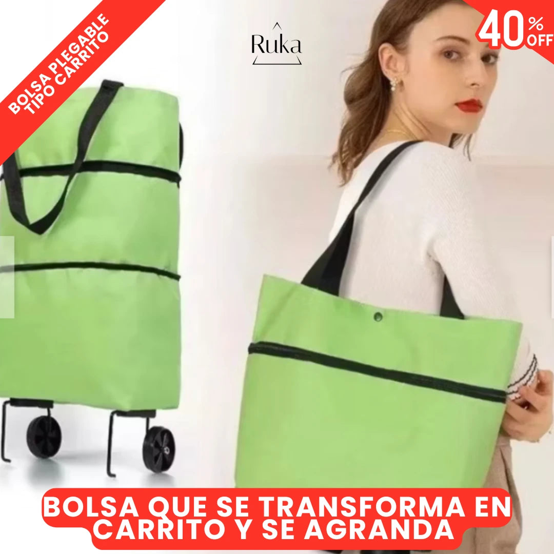 🛒 RODABAG™ — La bolsa que se hace carro.
