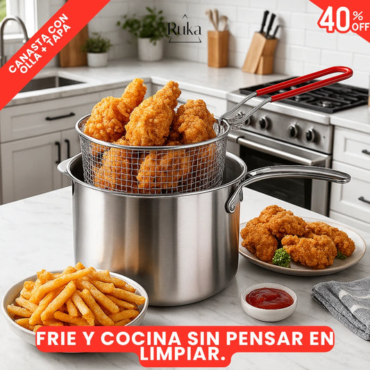 Fryzen™ – Frie y Cocina Sin Dejar Restos de Aceite.
