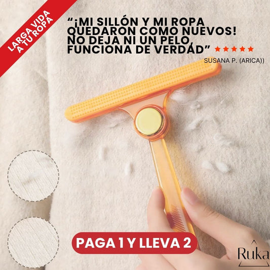 ¡Devuelve la vida a tu ropa en segundos, sin pelusas ni bolas de pelo! (2x1)