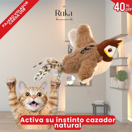 Pajarito Mágico® – Diversión sin fin para tu gato 🐾