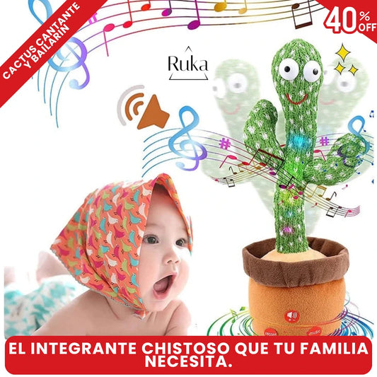 🌵 Cactus RíeRíe™ -Juega, repite y aprende con cada palabra.