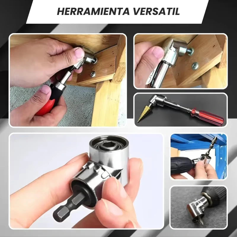 Adaptador de Taladro - La Solucion Para Espacios Reducidos (2x1)