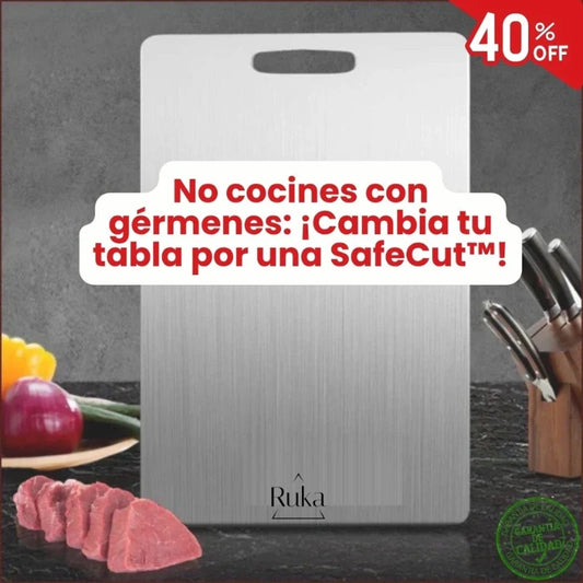 Cambia Tu Tabla De Cortar Vieja Por La SafeCut™ y elimina bacterias ocultas(20x30cm)